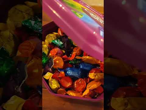 Opening Quality Street #satisfying #chocolate #shorts