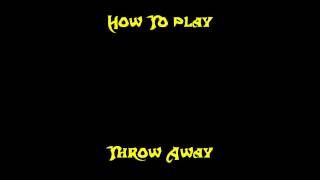How to Play &quot;Throw Away&quot; by Boondox - Guitar