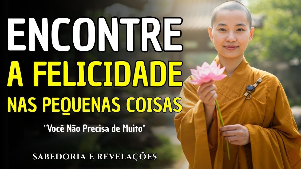 A FELICIDADE ESTÁ NAS PEQUENAS COISAS e Nos Gestos Mais Simples | Budismo