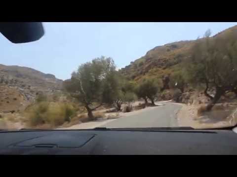 Drive from Turre to Sierra Cabrera, Andalusia, Spain.