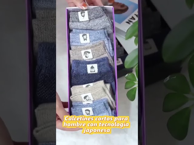 Vídeo relacionado con Caudblor 6 Pares de Calcetines Deportivos Hombre Resistentes Versátiles Algodón Calcetines Invisibles Carne 40-43