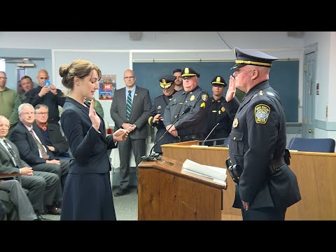 New South Portland police chief sworn in Monday - YouTube
