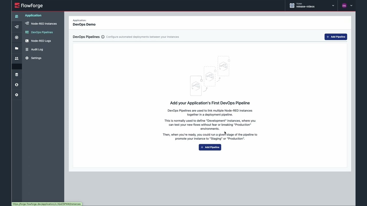 DevOps Pipeline for Node-RED