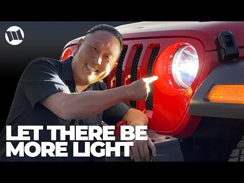 LED Headlight Upgrade for a Jeep JL Wrangler or JT Gladiator that is Cheap and Easy to Install