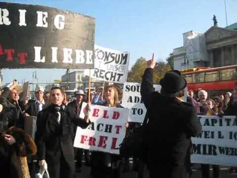 Berlin Demonstration 29-10-2011 - we are the 1 %-  Gebetsrede