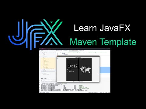 JavaFX Tutorial: Template to build a JavaFX application with Maven as a JAR with dependencies