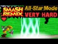 Smash Remix All Star Mode Gameplay With Link VERY HARD