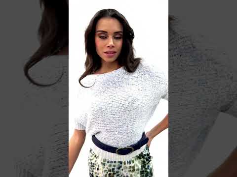 K-design Y810 Light blue mix - Zomer Top Shirt Truitje - & Y103 P761 broek - www.topjurken.nl