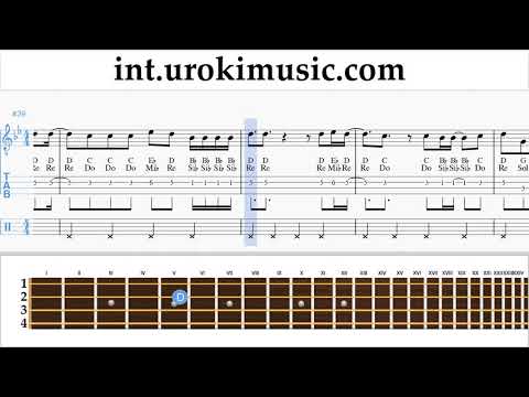 Banjo lessons (Irish Tenor) CNCO, Prince Royce - Llegaste Tú Sheet Music Tutorial um-a703