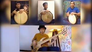 Download lagu Bass jam with 3 Rebana (Traditional Malay Percussion) players mp3