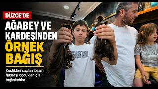 Düzcede Ağabey ve Kardeşinden Örnek Bağış