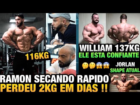 RAMON MANDA A REAL SOBRE SUA DIETA ATUAL, ELE PERDEU 2KG EM ALGUNS DIAS + WILLIAM E JORLAN