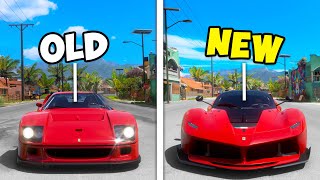 Forza, but each round cars get NEWER!