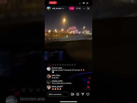 still brickin instagram live freestyle🔥🔥