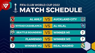 FIFA Club World Cup 2022 Match Schedule & Fixtures