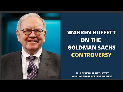 Warren Buffett on the Goldman Sachs Controversy (2010)