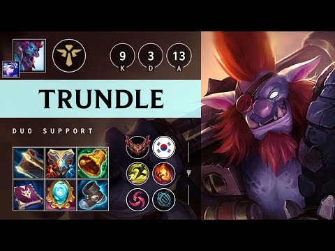 Trundle Support vs Alistar - KR Grandmaster Patch 25.04