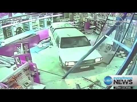 Police hunt for Laverton ram raider     01:29