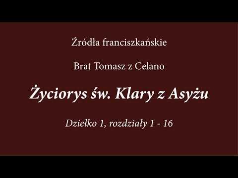 #149 Żywot św  Klary -  1, 1-16