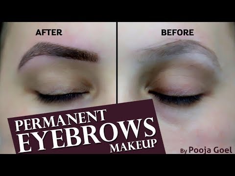 Permanent Eyebrows Tutorial Video | Simple Eyebrow Hacks