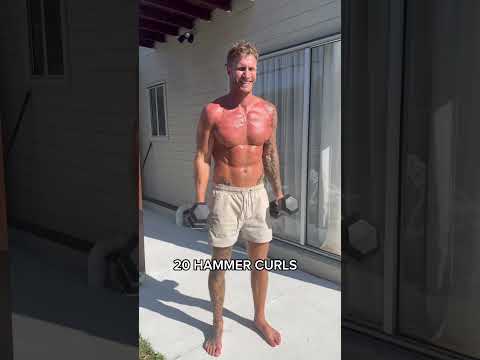 300 workout! Dumbbell only | Upper body workout 🔥 #fitness