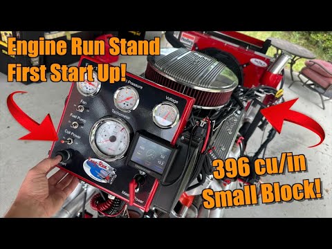 Firing Up A Holley Multi-Port Fuel Injected BluePrint Engines 396 cu/in V8 For The First Time!