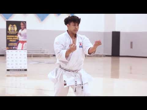 2023 Karate Performance by Tokyo 2020 Olympic Gold Medalist Ryo Kiyuna during Guardian Girls Karate