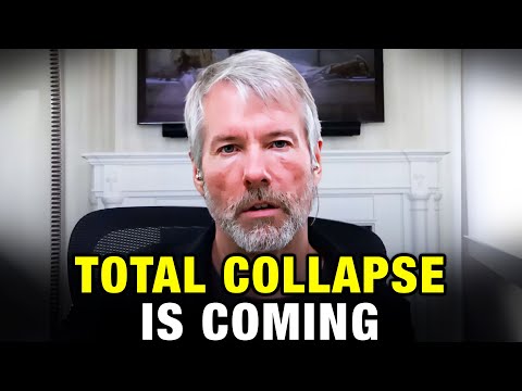 "It's A CERTAINTY A Total Collapse Is Coming - Buy Bitcoin" Michael Saylor Prediction