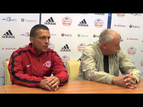 Aleksandrs Stradins vs. Mihails Konevs, press conference 25.08.2013