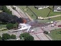 Diesel tanker catches on fire in Desoto, Texas - Video