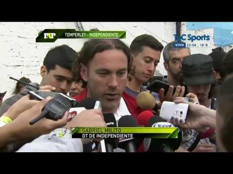 Paso a Paso / Temperley 0 Independiente 1 / Temporada 2016/17 / Juan Pablo Marrón