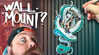 I Found a New Place to Put My Statues - Chihiro and Haku Wall Mount