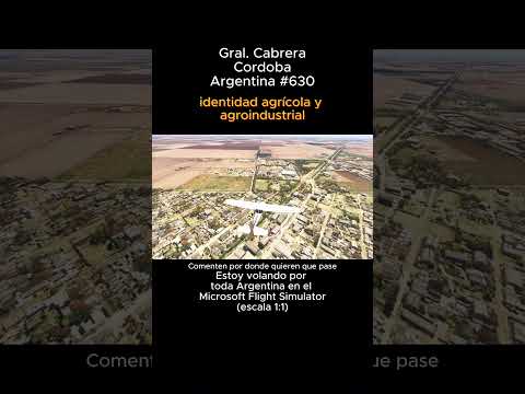 General Cabrera, Cordoba desde el Microsoft Flight Simulator #generalcabrera #cordoba #msfs #joaha45