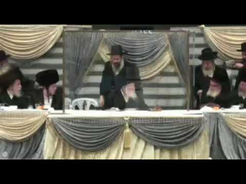 Skverer Rebbe's Son R' Aharon Mendel At Sheva Brochos Of Gerer Rebbe's Einikel - Shvat 5782