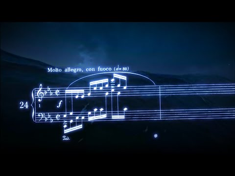 Étude Op. 25, No. 12 (Ocean) - Chopin (Animated Sheet Music)