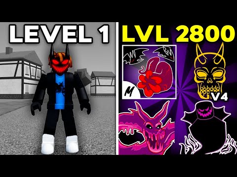 Noob To MAX As GHOUL Man With ALL Ghoul POWERS [Part 1] (Blox Fruits)