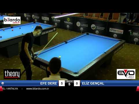 EFE DERE & ELİZ GENÇAL Bilardo Maçı - 