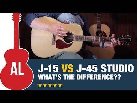 Gibson J-15 vs J-45 Studio - Is there a difference??