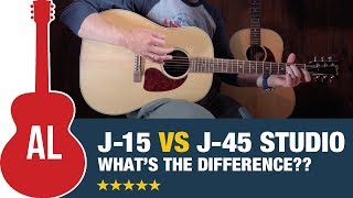 Video thumbnail for Gibson J-15 vs J-45 Studio - Is there a difference?? by Acoustic Letter