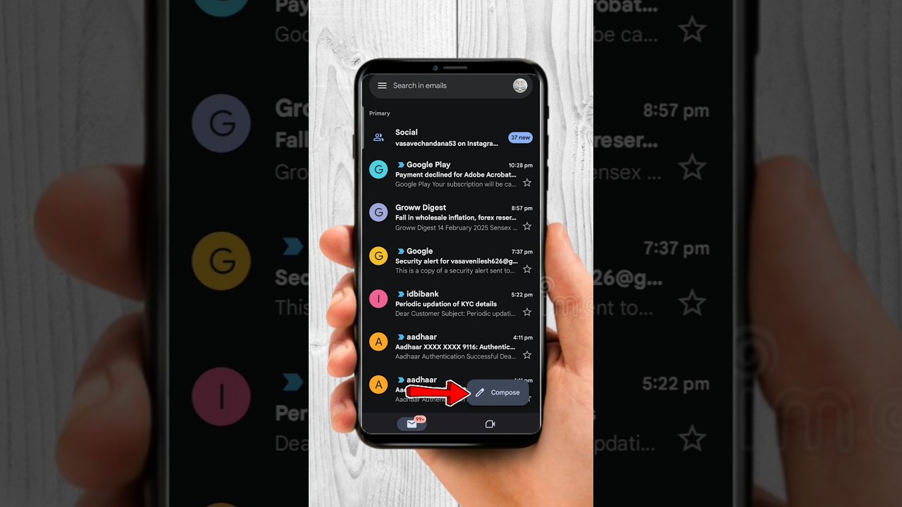 How to Send PDF File on Gmail | Gmail Se PDF File Kaise Bheje #shorts #quickinfo #sharefile #file