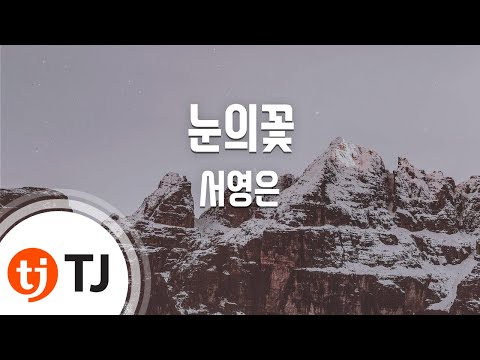 [TJ노래방] 눈의꽃 - 서영은 (snow flower - Seo YoungEun) / TJ Karaoke