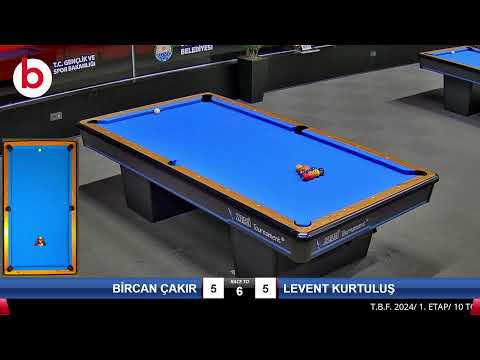 BİRCAN ÇAKIR & LEVENT KURTULUŞ Bilardo Maçı - 