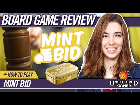 Mint Bid Board Game Review and How to Play - YouTube