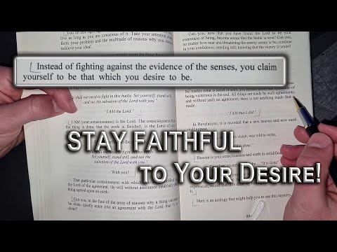 Neville Goddard | Explaining How to Stay Faithful to Your Desires till it Manifests (MUST WATCH)