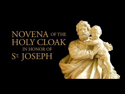 Holy Cloak Novena in Honor of St Joseph