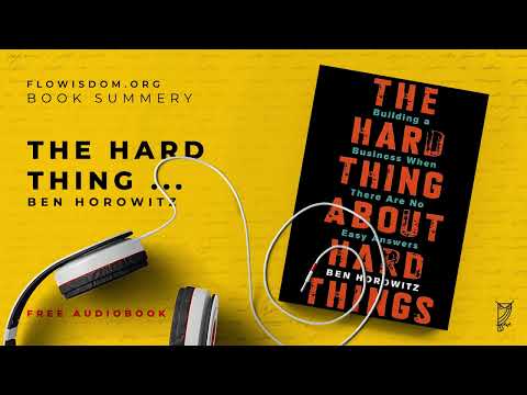 The hard thing about things by Ben Horowitz Audiobook