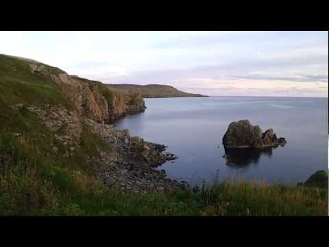 Lerwick Shetland Islands - South View towards Bressay Lighthouse from Knab point