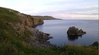 Lerwick Shetland Islands - South View towards Bressay Lighthouse from Knab point
