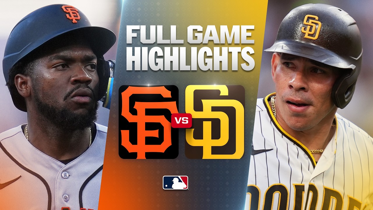 GIANTS vs. PADRES: Official Full Game Highlights (August 1) | 2026 MLB Season