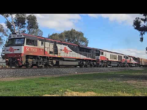 1PM9 SCT up "Dark Ghost" (SCT003, CSR009, SCT009), Forrestfield-Laverton, 1525, 17/9/25, Horsham VIC